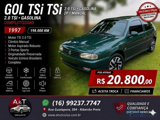 Mais detalhes do Volkswagen Gol 2.0 MI TSI 8V GASOLINA 2P MANUAL Gasolina