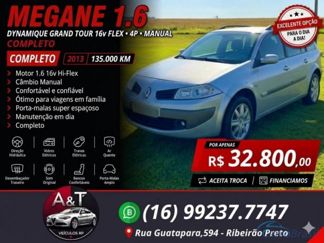 Mais detalhes do Renault M�gane Grand Tour 1.6 DYNAMIQUE GRAND TOUR 16V FLEX 4P MANUAL Flex