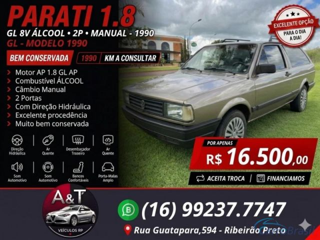 Mais detalhes do Volkswagen Parati 1.8 GL 8V �LCOOL 2P MANUAL �lcool