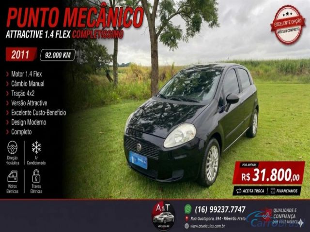 Mais detalhes do Fiat Punto 1.4 ATTRACTIVE 8V FLEX 4P MANUAL Flex