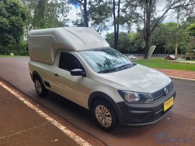Mais detalhes do Volkswagen Saveiro Robust 2P. Com Baú de Fibra Flex
