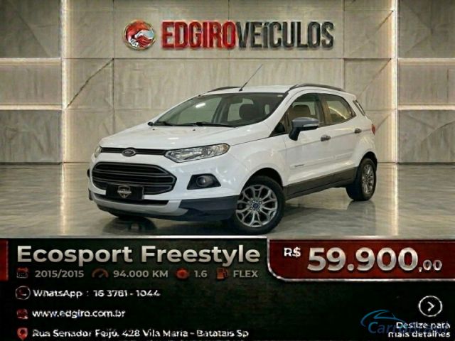 Mais detalhes do Ford EcoSport Freestyle 1.6 Flex