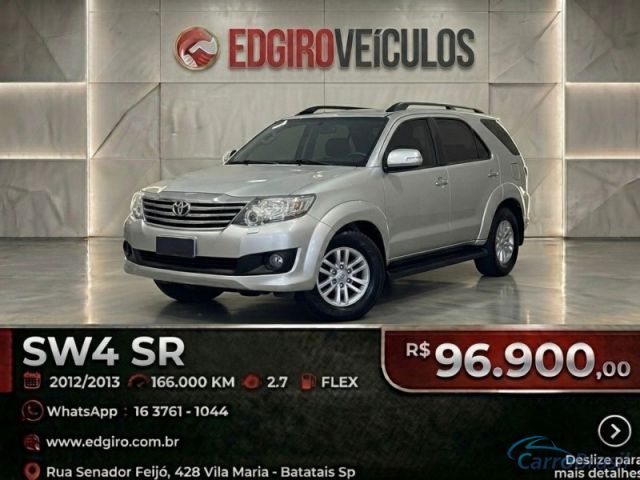 Mais detalhes do Toyota Hilux SW4 SR 2.7 Flex