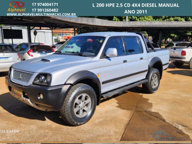 Mais detalhes do Mitsubishi L-200 L200 OUTDOOR 2.5 DIESEL MANUAL Diesel