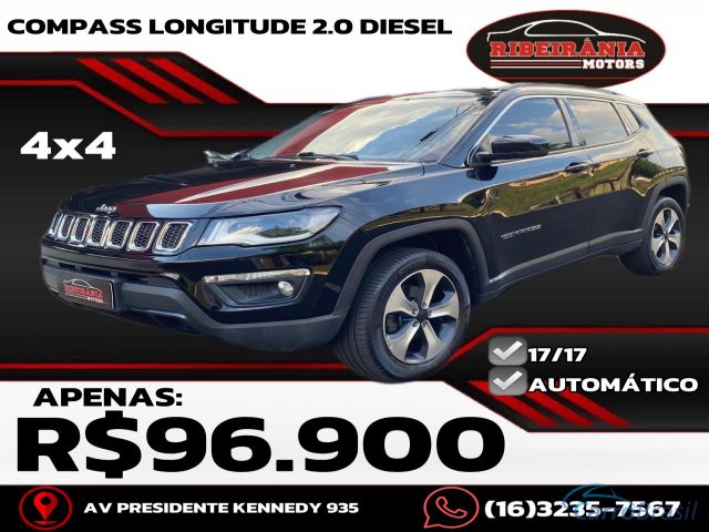 Mais detalhes do Jeep Compass LONGITUDE 2.0 4x4 Dies. 16V Aut. Diesel