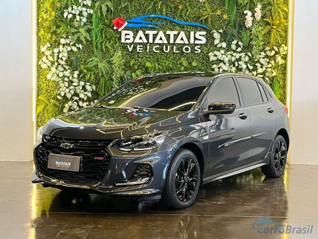 Mais detalhes do Chevrolet (GM) Onix Chevrolet ONIX HATCH RS 1.0 TB 12V Flex 5p Aut. - Cinza - 2025 Flex