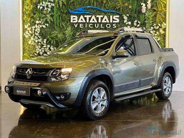 Mais detalhes do Renault Duster Renault DUSTER OROCH Dyna. 2.0 Flex 16V Aut. - Verde - 2017 Flex