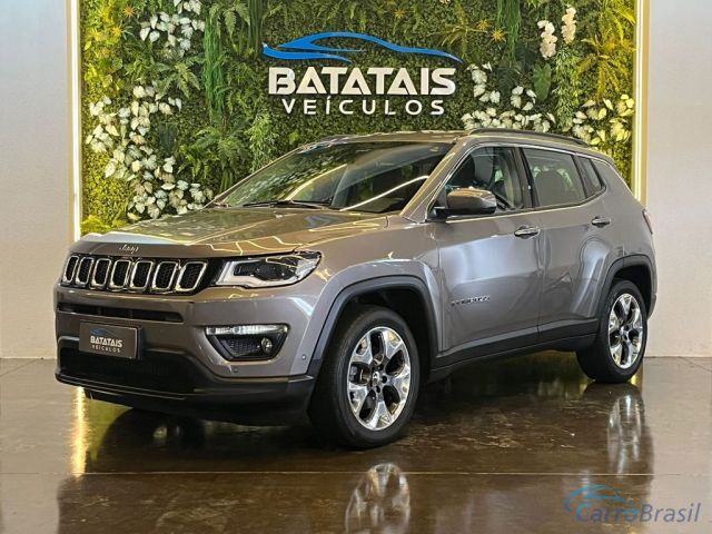 Mais detalhes do Jeep Compass Jeep COMPASS LONGITUDE 2.0 4x2 Flex 16V Aut. - Cinza - 2020 Flex