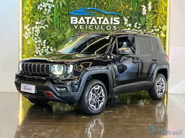 Mais detalhes do Jeep Renegade Jeep Renegade Trailhawk T270 1.3 TB Flex Aut. - Preto - 2023 Flex