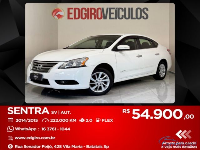 Mais detalhes do Nissan Sentra Flex